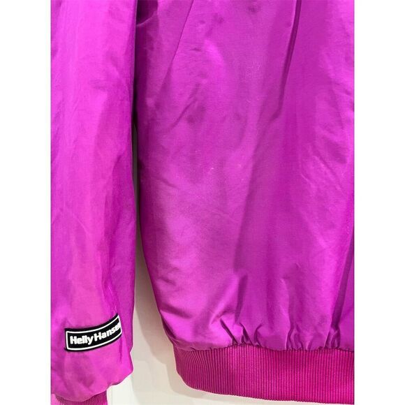 Vintage Helly Hansen Women's Pink Jacket S Fleece-Lined Full Zip - Picture 6 of 8